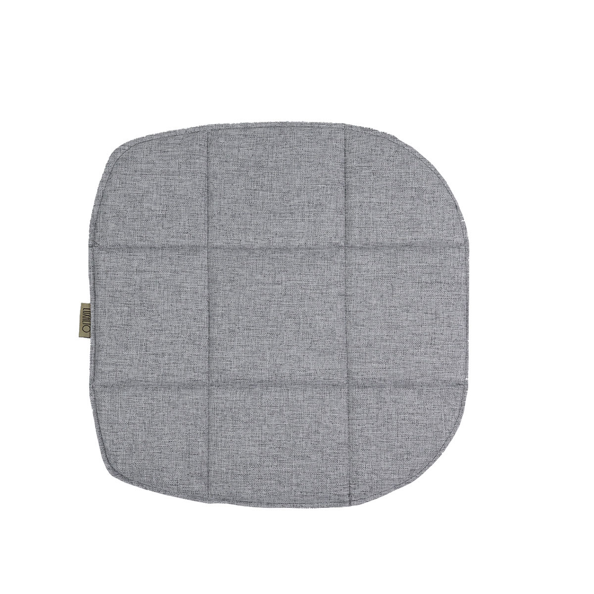 Подушка на стул LuxAlto для модели Eames/Aspen, рогожка серый (Laguna 994), 2 шт.