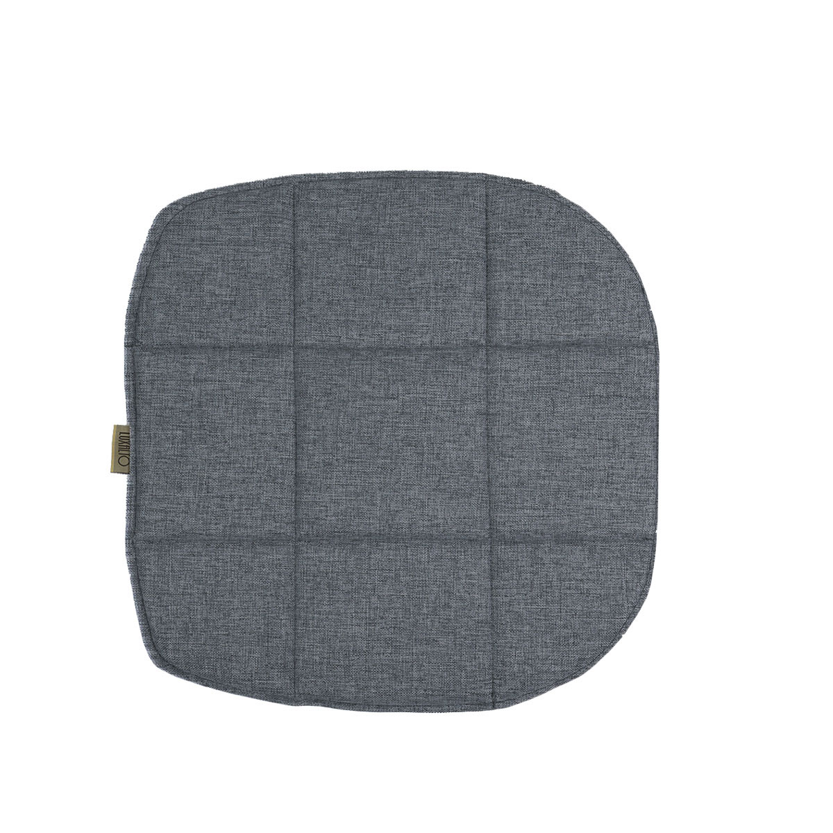 Подушка на стул LuxAlto для модели Eames/Aspen, рогожка графитово-серый (Laguna 997), 2 шт.