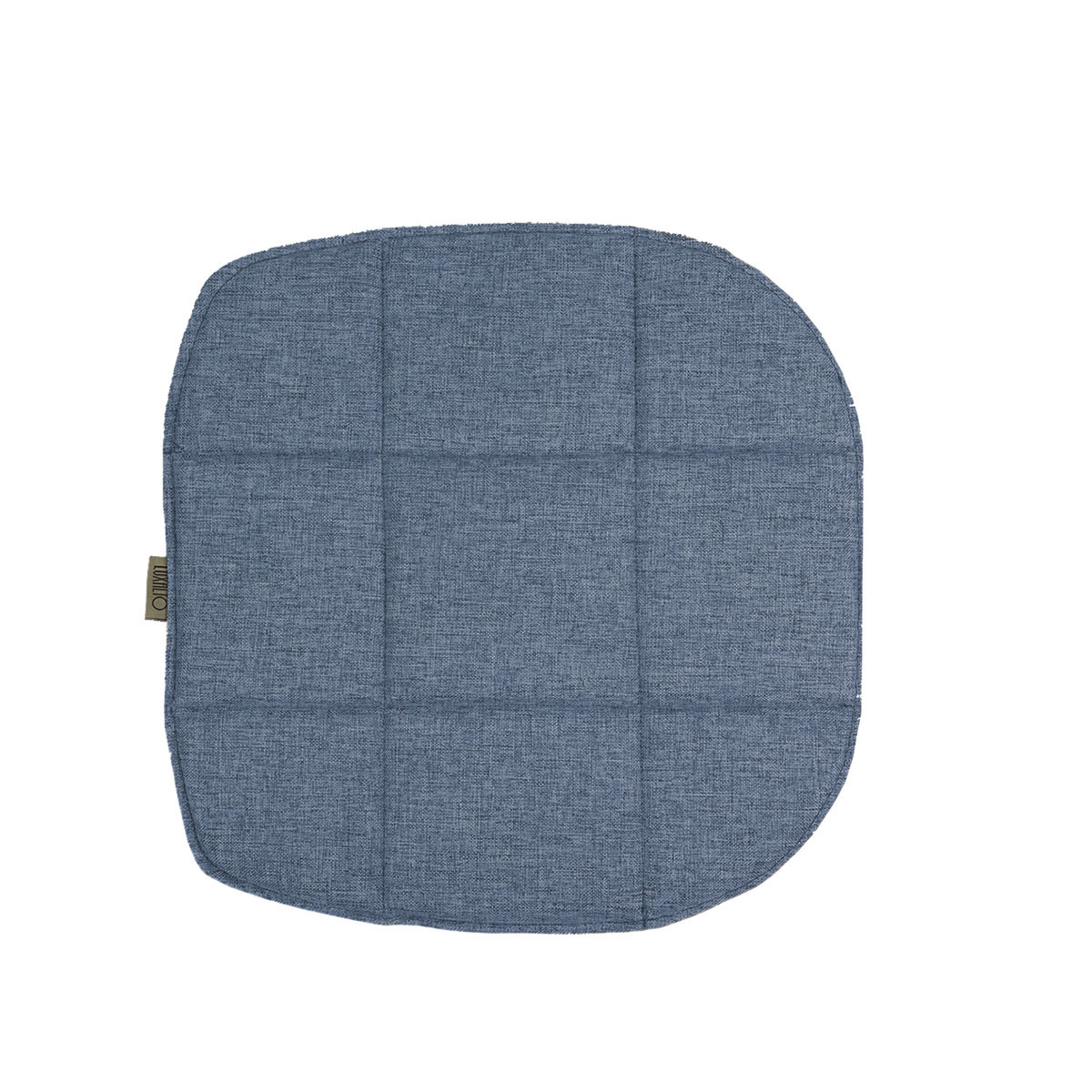Подушка на стул LuxAlto для модели Eames/Aspen, рогожка джинсовый (Laguna 795), 4 шт.