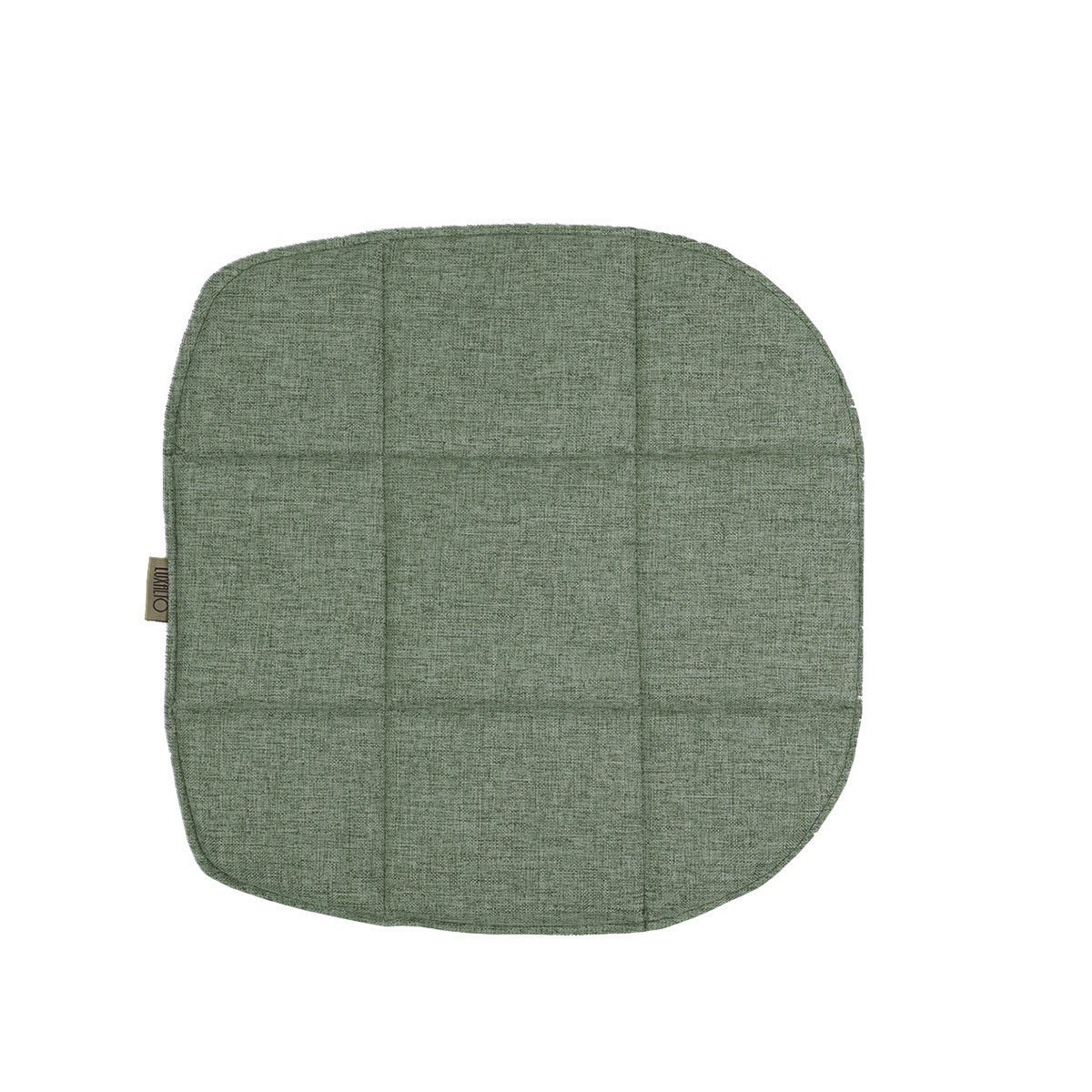 Подушка на стул LuxAlto для модели Eames/Aspen, рогожка зеленый (Laguna 693), 2 шт.