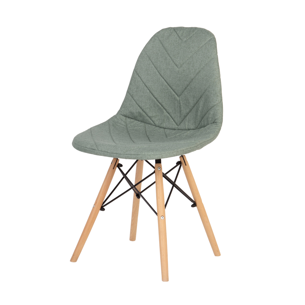 Чехол на стул LuxAlto для модели Eames/Aspen, рогожка зеленый (Laguna 693)