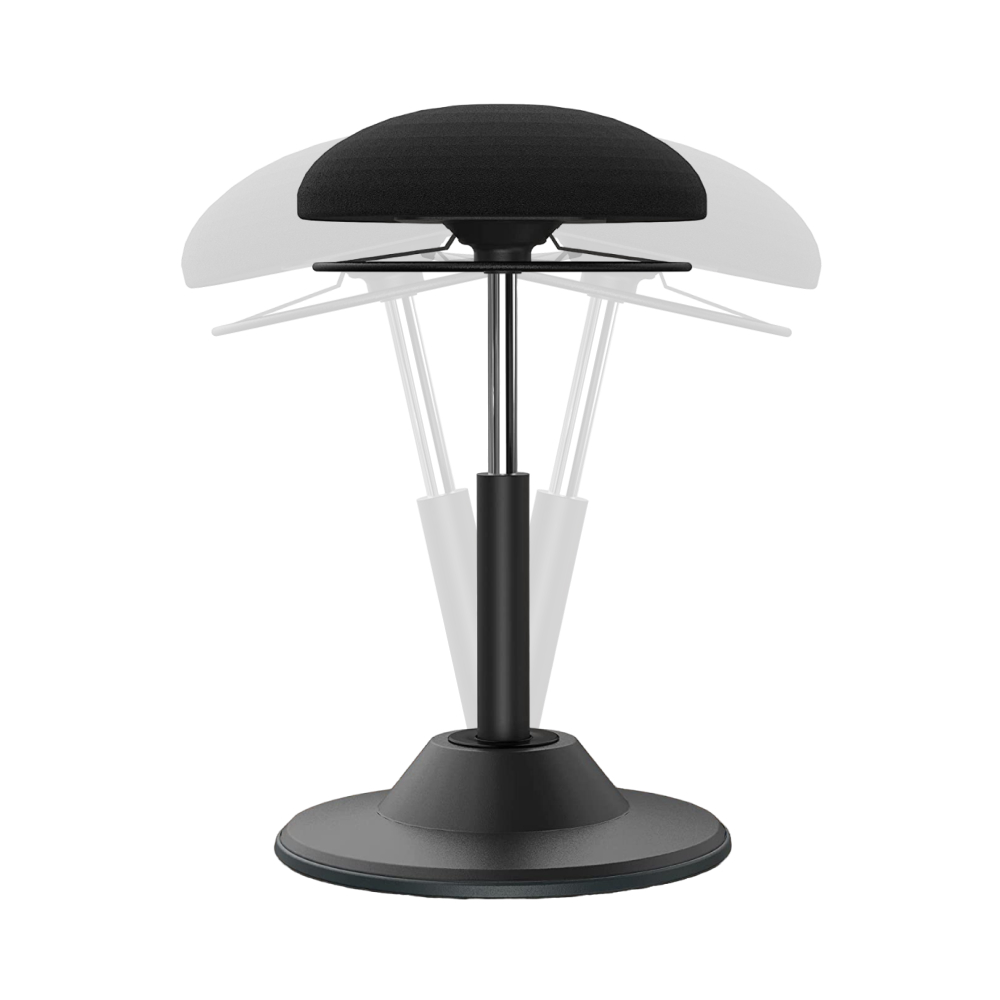 Стул динамический для работы сидя или стоя LuxAlto R05-G, чёрный