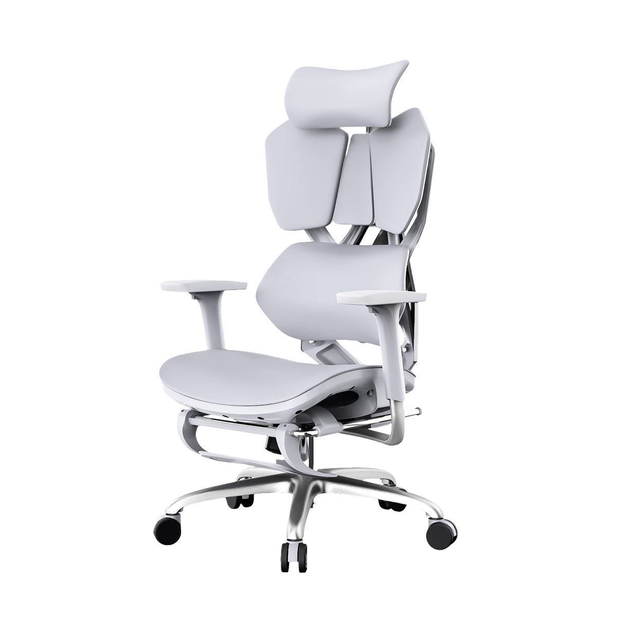 Кресло игровое XIAOQI X5S-F с подставкой для ног, серый