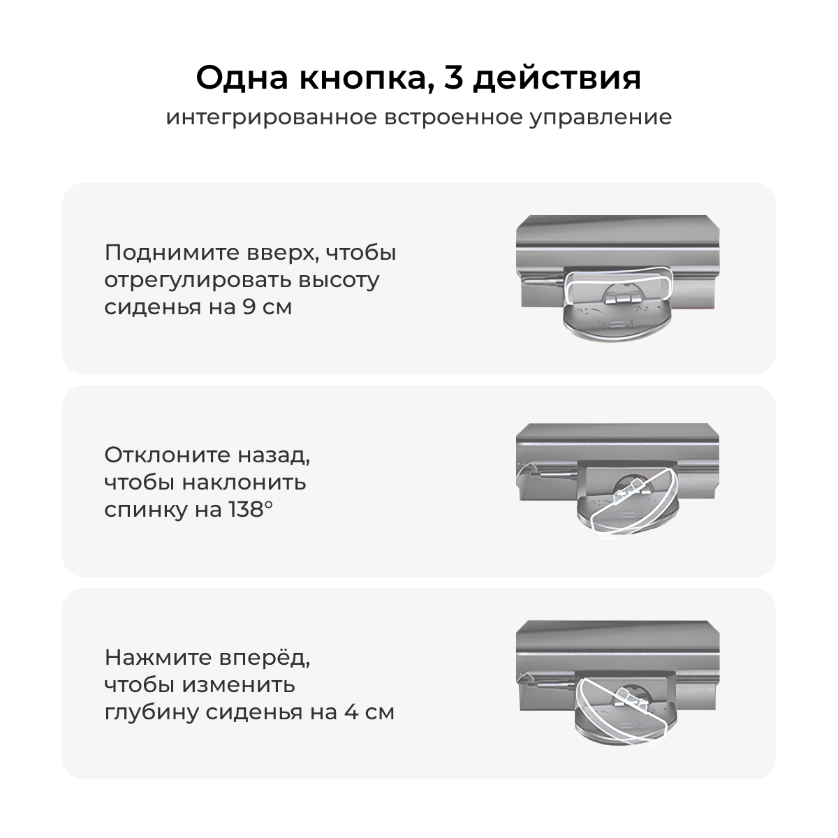 Кресло игровое LuxAlto X5 PRO-301 с подставкой для ног, Серое