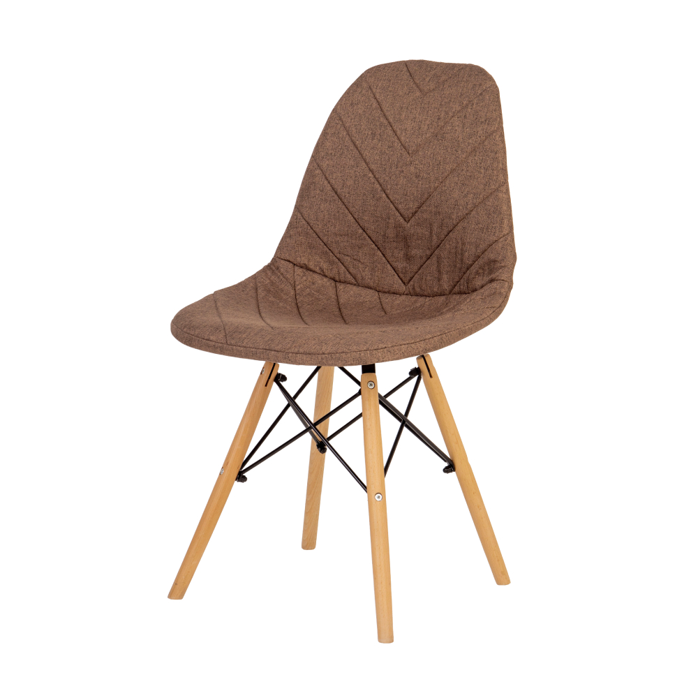 Чехол на стул LuxAlto для модели Eames/Aspen, рогожка коричневый (Laguna 233)