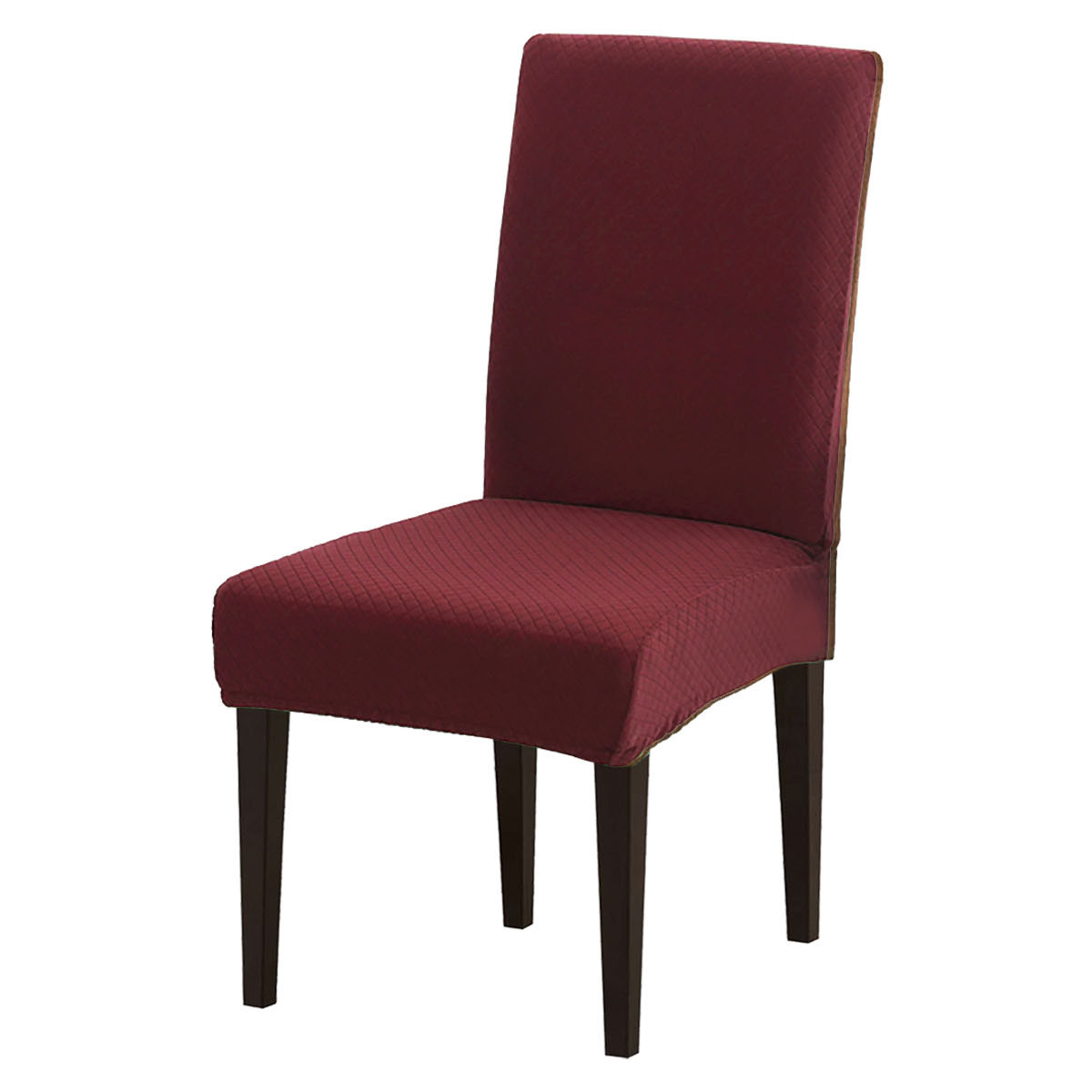 Чехол на стул LuxAlto Quilting 310 gsm (W001) maroon