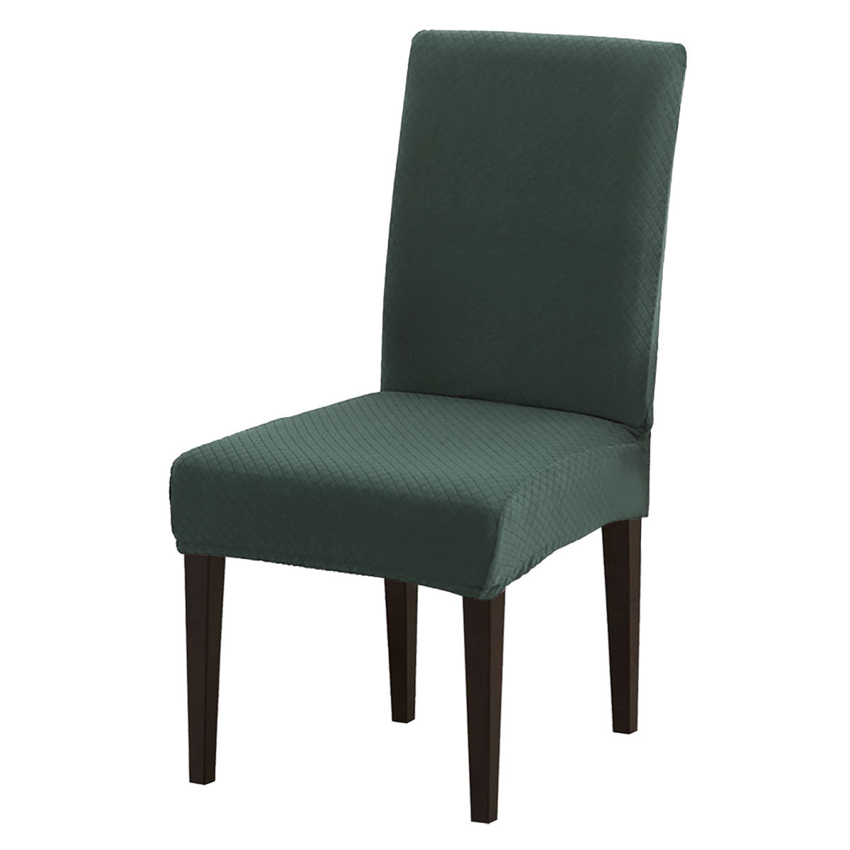 Чехол на стул LuxAlto Quilting 310 gsm (W001) gray green