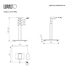 Подстолье с электроприводом E3, черный