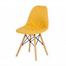 Чехол на стул LuxAlto для модели Eames/Aspen, рогожка желтый (Laguna 555)