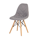 Чехол на стул LuxAlto для модели Eames/Aspen, рогожка серый (Laguna 994)