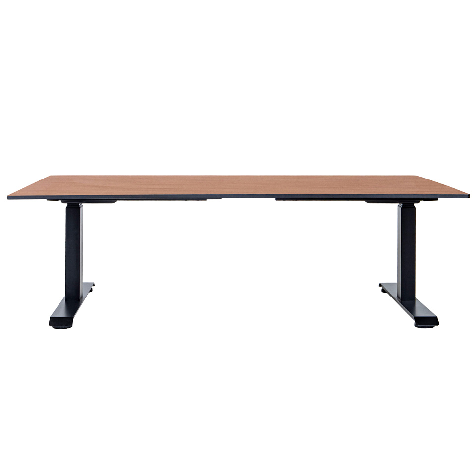 Стол с регулировкой высоты 2A3L LOW черный/HPL дуб, 120x80