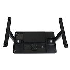 Стол с регулировкой высоты E4A с ящиком черный/Стекло черное, 120x60