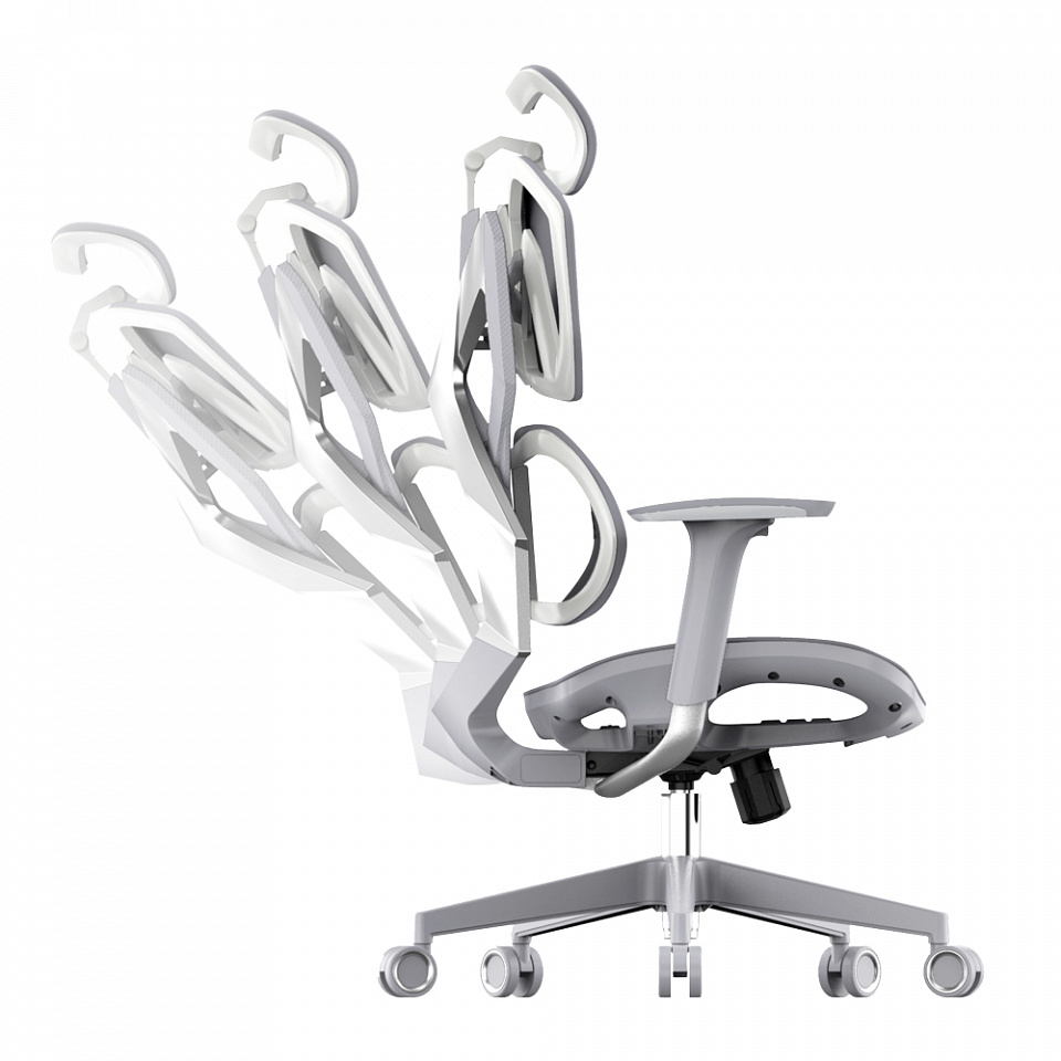Кресло игровое XIAOQI X5C, серый