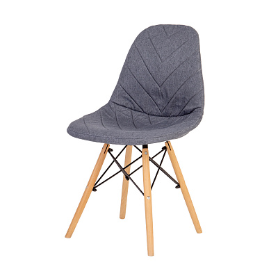 Чехол на стул LuxAlto для модели Eames/Aspen, рогожка графитово-серый (Laguna 997)