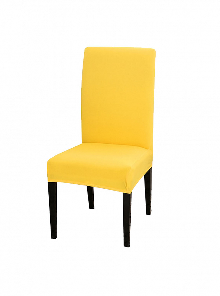 Чехол на стул LuxAlto Jersey 160 gsm (W003) yellow