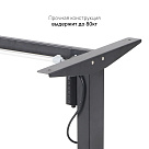 Стол с регулировкой высоты SR2 черный/черный ЛДСП 160х70