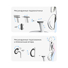 Кресло игровое XIAOQI X5S-F с подставкой для ног, серый