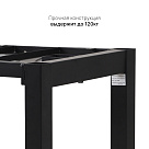 Стол с регулировкой высоты 4S2 черный/ЛДСП черный, 180x80