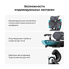 Кресло игровое LuxAlto X5 PRO-301 с подставкой для ног, Черное