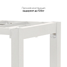 Стол с регулировкой высоты 4S2 белый/ЛДСП белый, 160x70