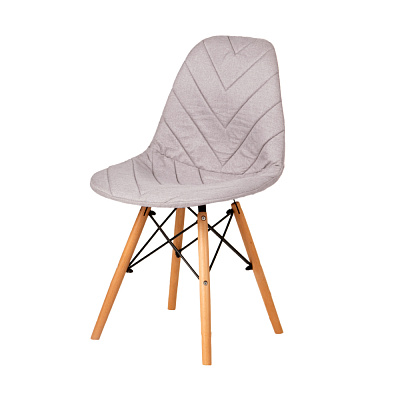 Чехол на стул LuxAlto для модели Eames/Aspen, рогожка жемчужный (Laguna 290)