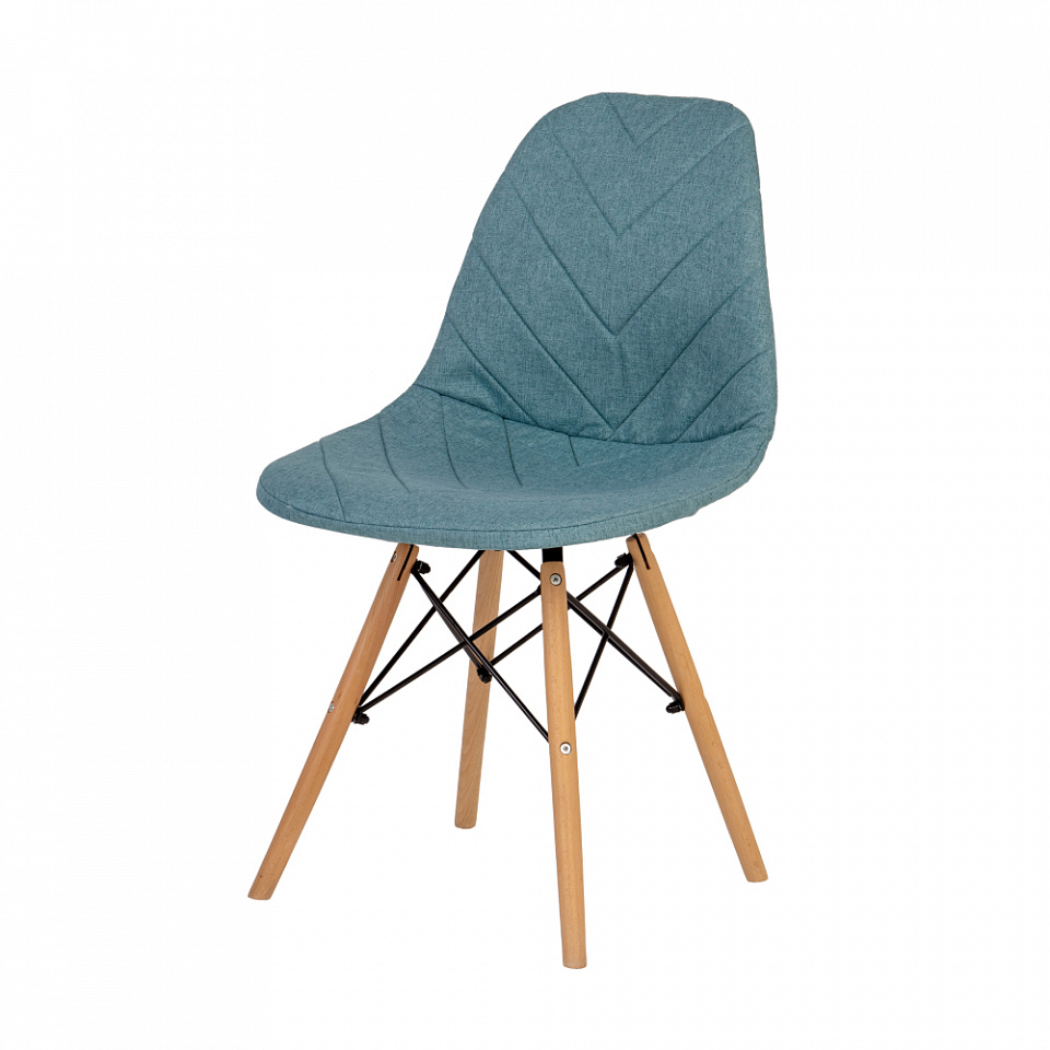 Чехол на стул LuxAlto для модели Eames/Aspen, рогожка бирюзовый (Laguna 670)