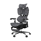 Кресло игровое LuxAlto X5 PRO-301 с подставкой для ног, Черное