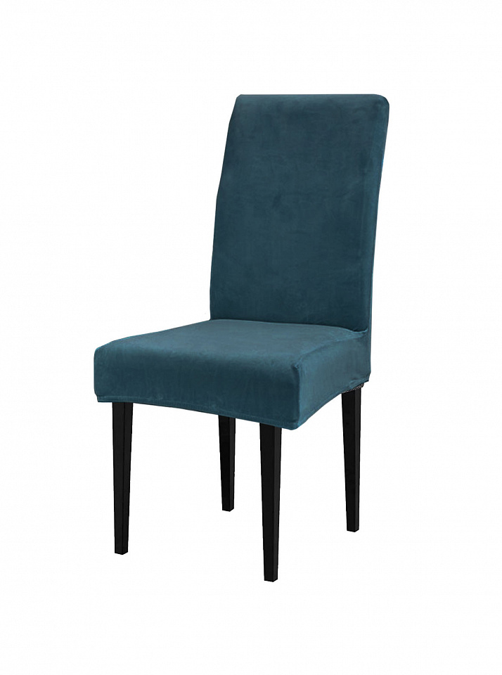 Чехол на стул LuxAlto Velvet 200 gsm (E001) Sky blue