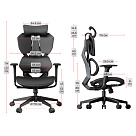 Кресло игровое XIAOQI X5C, черный